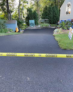 Sealed driveway